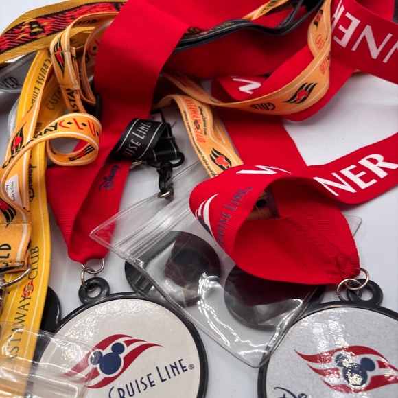 Disney Cruises Castaway Club Vacation Collectible Lanyards Set of 8 - Picture 6 of 9